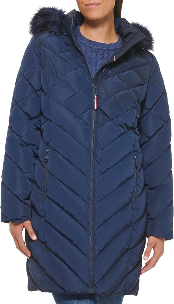 Tommy Hilfiger Women's Long Down Puffer Jacket