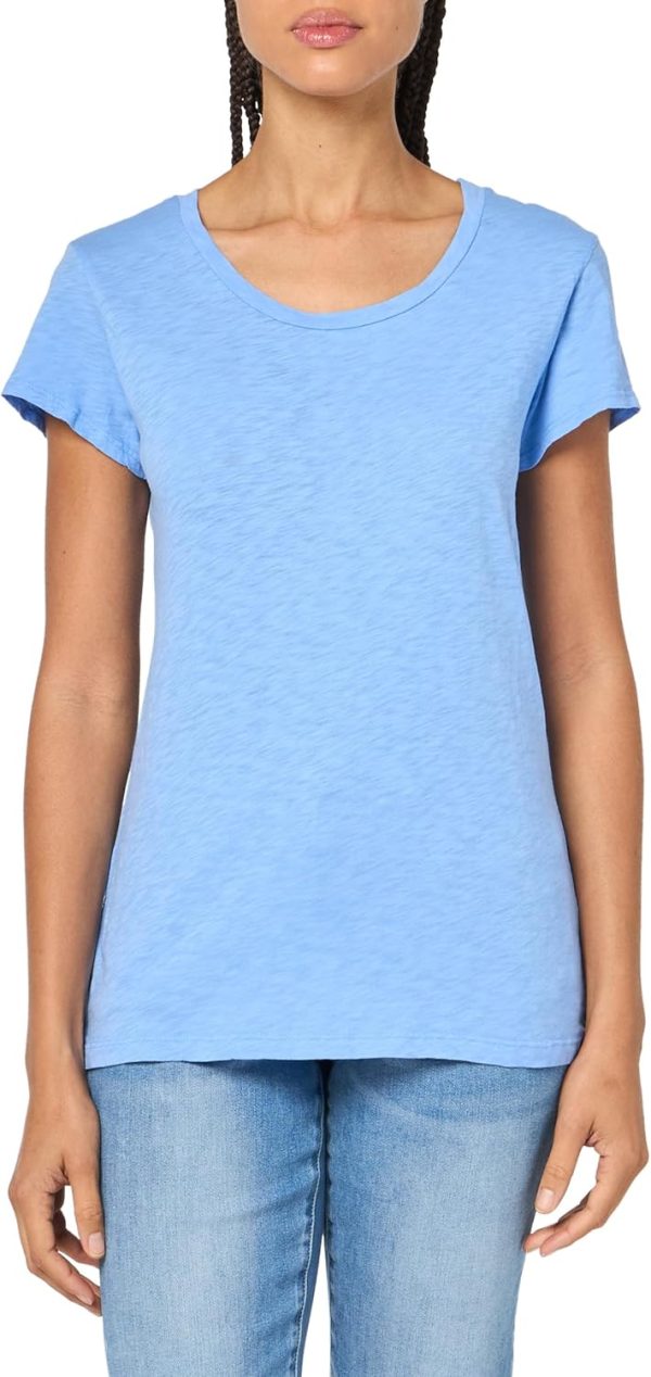 Velvet by Graham & Spencer Women's Odelia Cotton Slub Crew Neck Tee