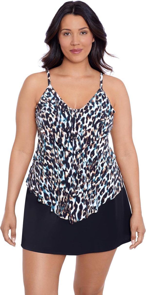 TrimShaper Women's Rachel Swim Tankini Top