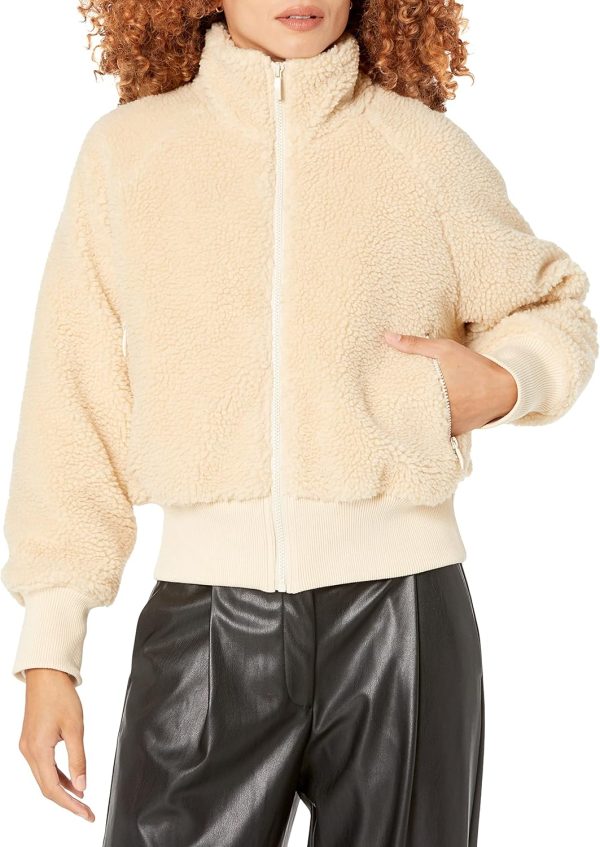 The Drop Women's Lee Sherpa Bomber Jacket